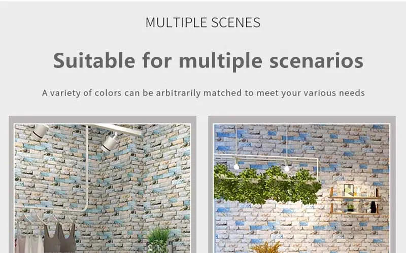 Description Picture 5 of itemNew Design Self-Adhesive Wall Sticker Panel Moisture-Proof 3D Wall Sticker Bedroom Living Room TV background Wall Home Decora