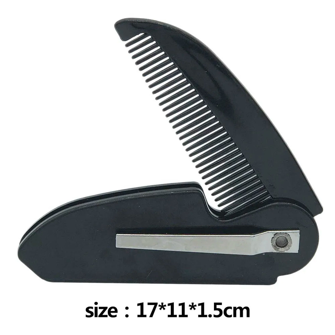 Description Picture 5 of itemEasy Use Practical Hair Styling Tools Hair Beard Care Moustache Styling Comb Man Woman Folding Protable Pocket Clip