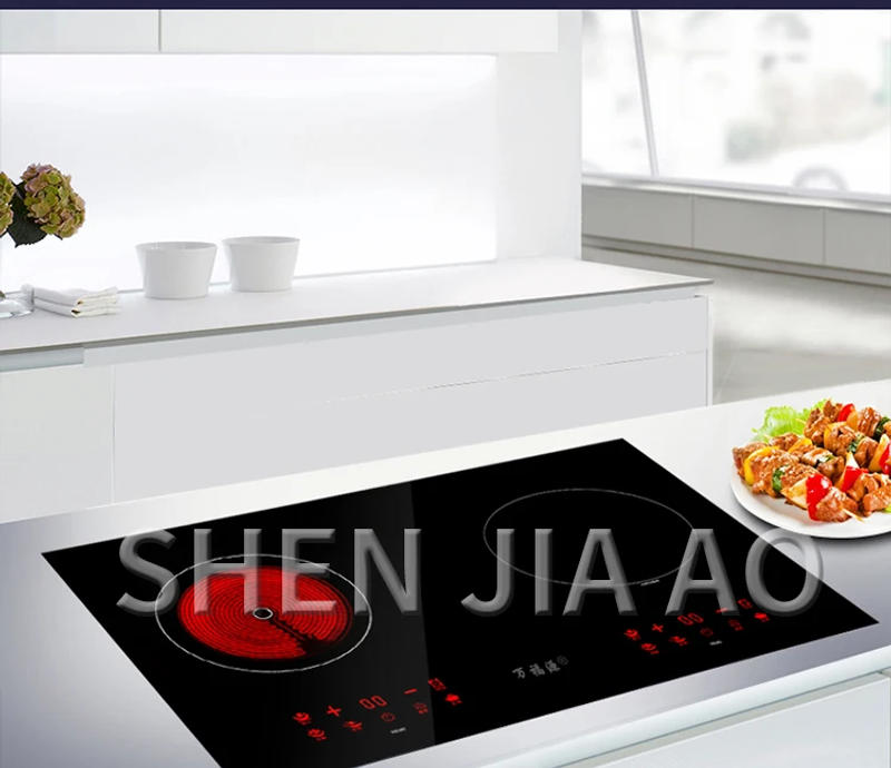 Description Picture 6 of itemEmbedded Induction Cooker Smart Home Double-head Electric Ceramic Stove Desktop Double Stove Induction Cooker Stir Fry