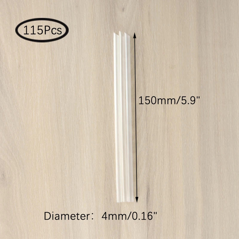 Description Picture 6 of item115Pcs Short Transparent Plastic Straw Disposable 15CM Pointed Hard Bulk Thin Straw Commodity Bar Accessories Commercial Party