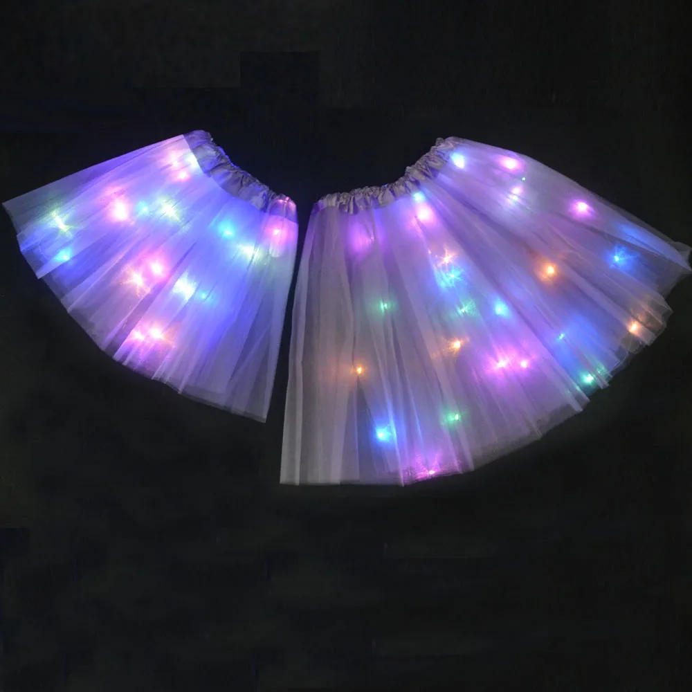 Description Picture 2 of itemWomen Girl LED Skirt Glow Light Up Tutu Tree Headband Gift Fairy Party Birthday Costume Navidad Wedding Festival Christmas