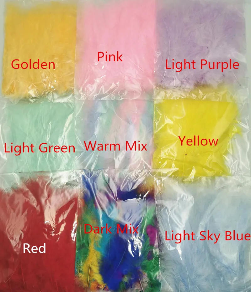 Description Picture 2 of item4-6 Inches Turkey Marabou Feathers Fluffy Fluffy Chicken Plume for Wedding Party DIY Craft Jewelry Decoration Supplies 50pcs/lot