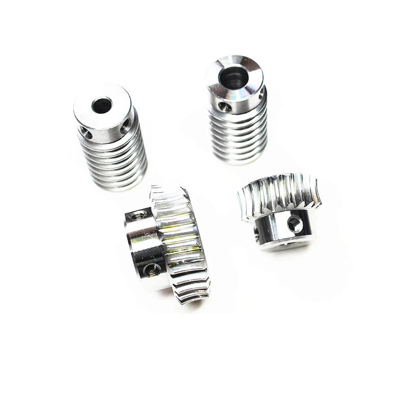 Description Picture 6 of item1M Worm Gear drive 1:20/25/30/40/50/60 Speed Ratio 40cr High quality Precision Worm 6/8/10MM