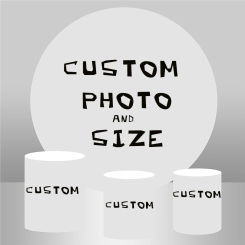 Personalized Round Backdrop Custom Background
