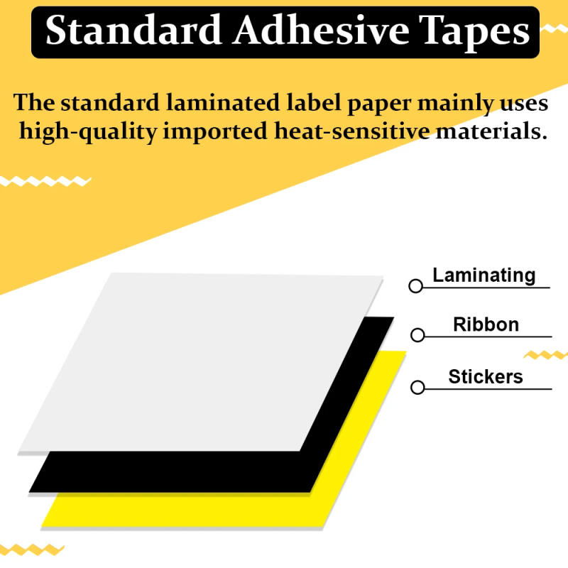 Description Picture 5 of item18mm TZ-White-Tape TZS241 Black on White Strong Adhesive Laminated Cartridge Ribbon Compatible for Brother P-touch Label Maker