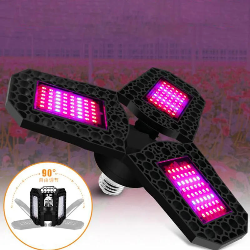 Description Picture 4 of item108 126 144 led LED Phyto Lamp E27 Full Spectrum Grow Light Plant Bulb AC 100-265V for Indoor Flower Grow Tent Box