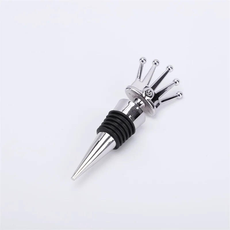 Description Picture 4 of itemNew Wine Bottle Stopper Snowflake Crown Pattern Beverage Bottle Corks Sealer for Wine Lovers Home Kitchen Bar Tools Accessories