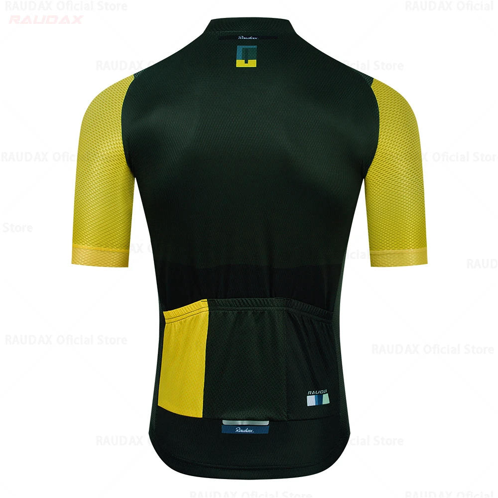 Description Picture 3 of itemCycling Clothing Men Raudax 2025 Short Sleeve Ropa Ciclismo Summer Cycling Jersey Triathlon Bike Jersey Uniform Cycling Kit