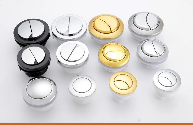 Description Picture 4 of itemToilet Cover Button Accessories Single and Double Button Round Old Fashioned Toilet Tank Cover Button Switch Universal