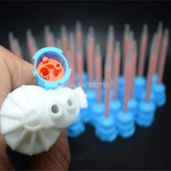 50pcs 10:1 Epoxy Static Mixing Nozzle Epoxy Resin Adhesive Mixing Nozzles for 2-part 1:10 Cartridge