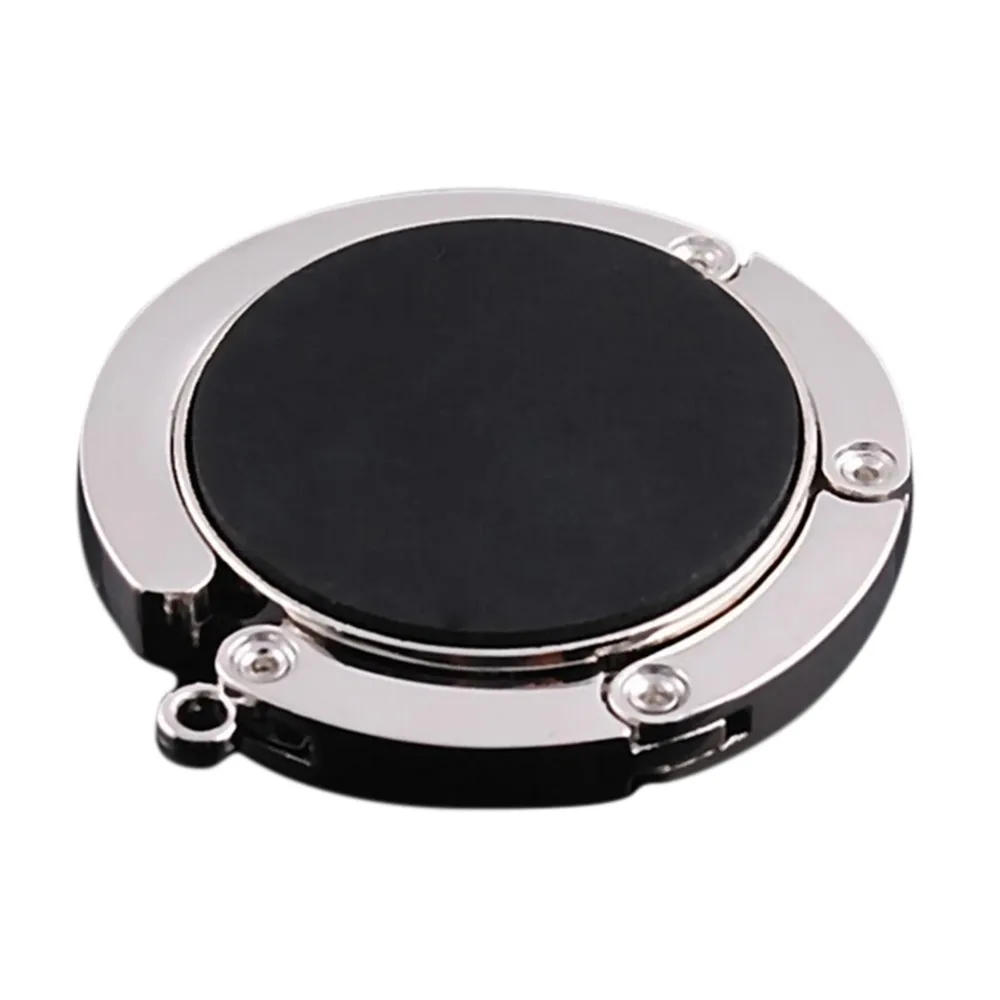 Description Picture 4 of item1pcs Portable Fashion Folding Crystal Alloy Purse Handbag Bag Hanger Hook Holder Table Hook Unique Bag Parts Accessories