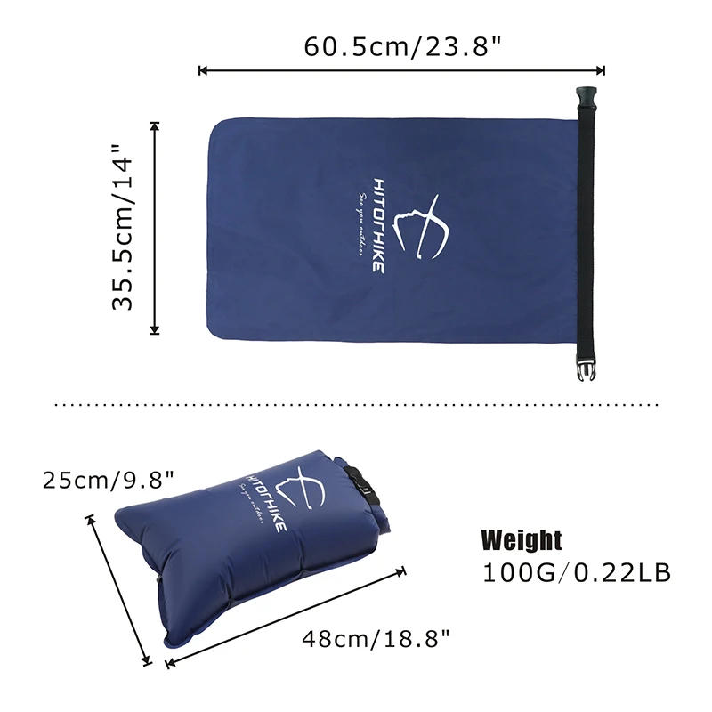 Description Picture 4 of itemHitorhike/Homful outdoor sleeping pad camping mat air pump Inflator Ultra light  portable Fast inflation  labor saving  Pillow