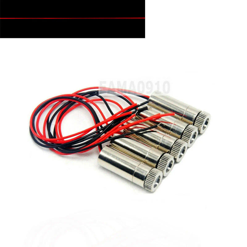 Description Picture 2 of item5pcs Focusable 3-5V Line 650nm 10mW Red Laser Diode Module 12x35mm w/ Driver-in