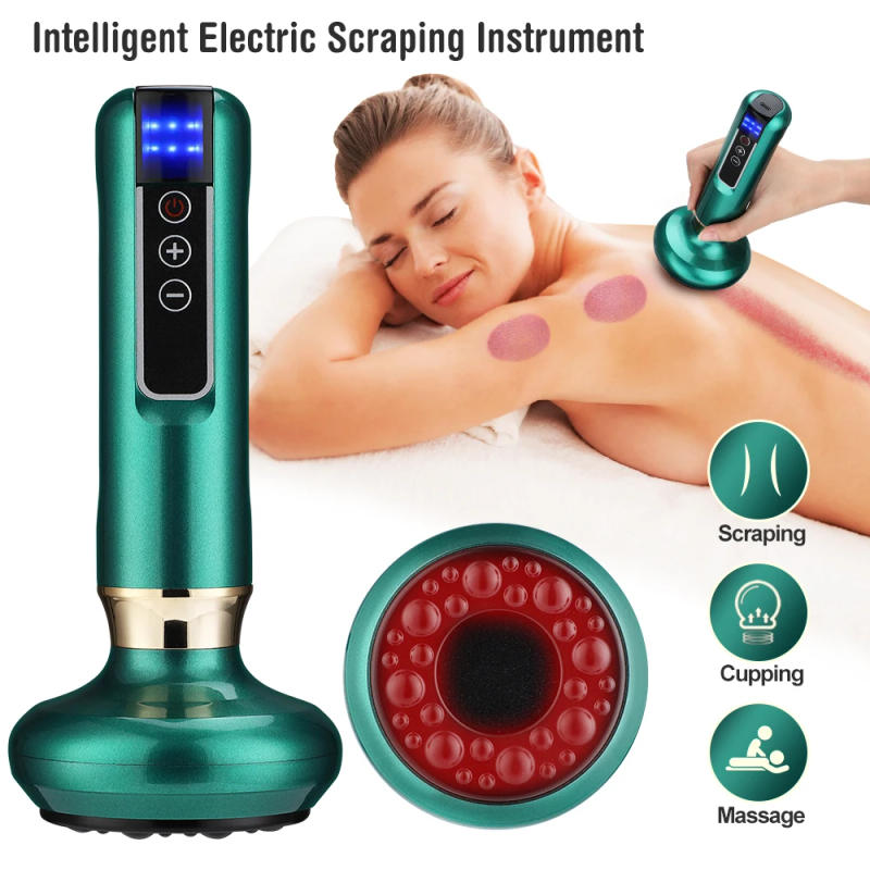 Description Picture 2 of itemElectric Cupping Therapy Set Suction Cup Anti Cellulite Massage Meridian Guasha Vacuum Body Massage Jars Physiotherapy Scraping