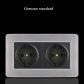 Double German socket