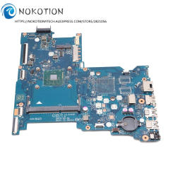 NOKOTION BDL50 LA-D702P 854944-601 854944-001 For HP 250 G5 15-AY Laptop Motherboard With N3060 N3710 CPU DDR3L