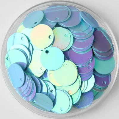 Description Picture 5 of item10mm Sequin Flat Round Edge Hole Loose Sequins for Carfs Kids Dance Dress DIY Decoration Lentejuelas Planas 200pcs