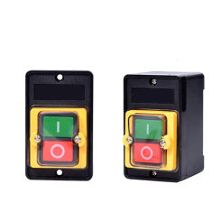 1PC 5M/5H,Waterproof Button Switch Control Box,3P,Three-Phase Power Control Starter,10A 220/380VAC,Electrical Equipment
