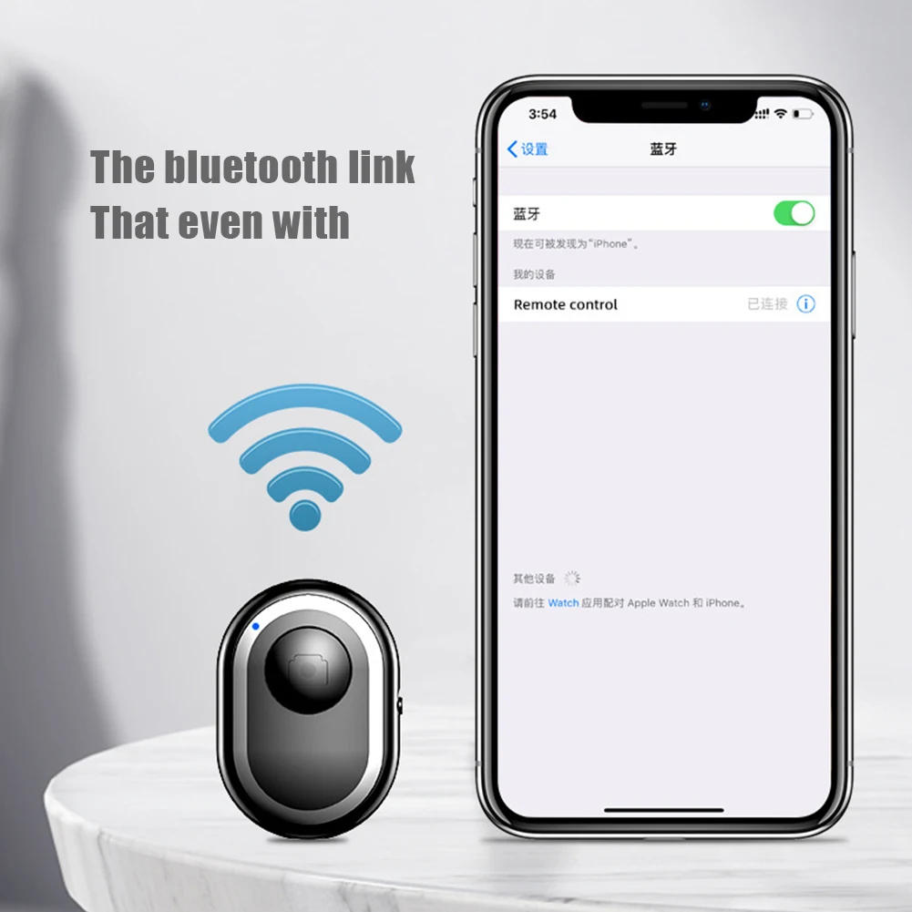 Description Picture 5 of itemMini Wireless Controller Bluetooth-compatible Remote Control Button Photo Self-timer Shutter Release Selfie For Android IOS
