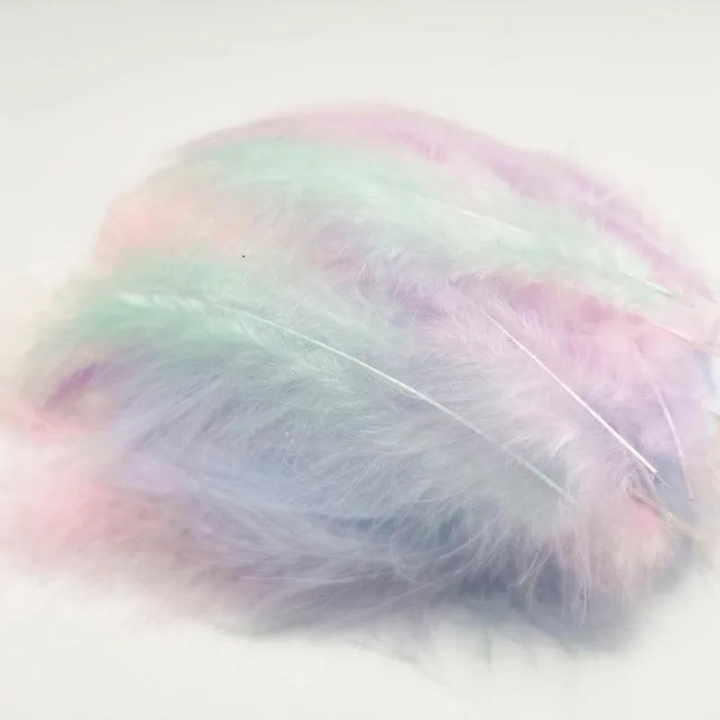 Description Picture 4 of item4-6 Inches Turkey Marabou Feathers Fluffy Fluffy Chicken Plume for Wedding Party DIY Craft Jewelry Decoration Supplies 50pcs/lot