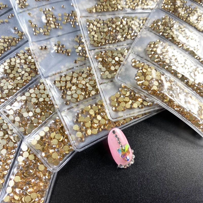 Description Picture 4 of itemMix Sizes SS3-SS10 1440PCS Nail Art Rhinestones Crystal Colorful Flat Back Non Hotfix Stone Diamonds For 3D Nails Decorations