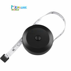 1PC 1.5m/60inch Black/White Tape Measures Measuring Ruler Portable Retractable Mini Sewing Rulers Measuring Tape Tools Gifts