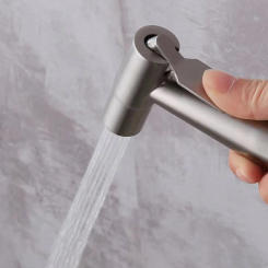 SUS304 Stainless Steel Toilet Companion Small Shower Head Pressurized Bidet Toilet Spray Gun Faucet Shower Head
