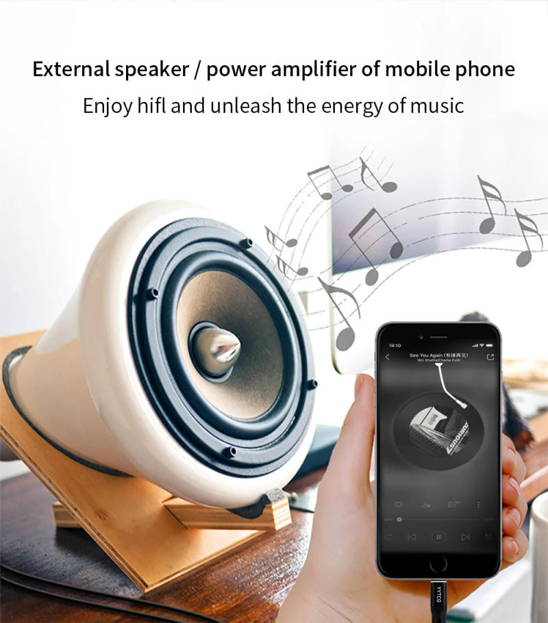 Description Picture 5 of itemUSB C RCA Audio Cable Type-C to 2 RCA Cable 2rca Jack Type C RCA Cable for Huawei Sumsung Xiaomi Speaker Home Theater TV 2m3m5m