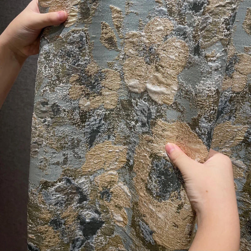 Description Picture 3 of itemCurtains for Living Room Dining Bedroom New Luxury American Embossed European Style Thickened High Shading Embroidery Windows