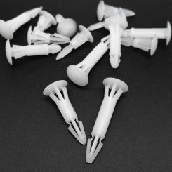 100X Nylon Plastic Standoff Spacer Rivet Push In Lock Clip Fixed Support PCB Circuit Board for 3-4mm 4.5-5.5mm Hole Chassis