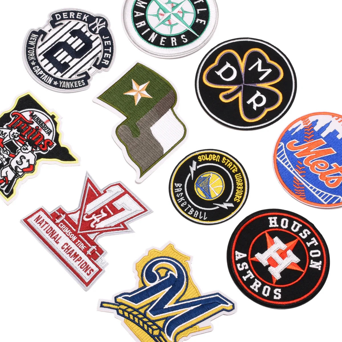 Description Picture 6 of itemHigh Quality Round Embroidery Patch Ironing Badge DIY Garment Shoes Hats and Bags Decorative Accessories Patch