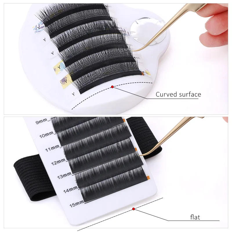 Description Picture 5 of item3 in 1 False Eyelashes Palette Stand Pad Pallet Bandage Lashes Holder Hand-worn Adjustable Lash Extension Supplies Makeup Tools