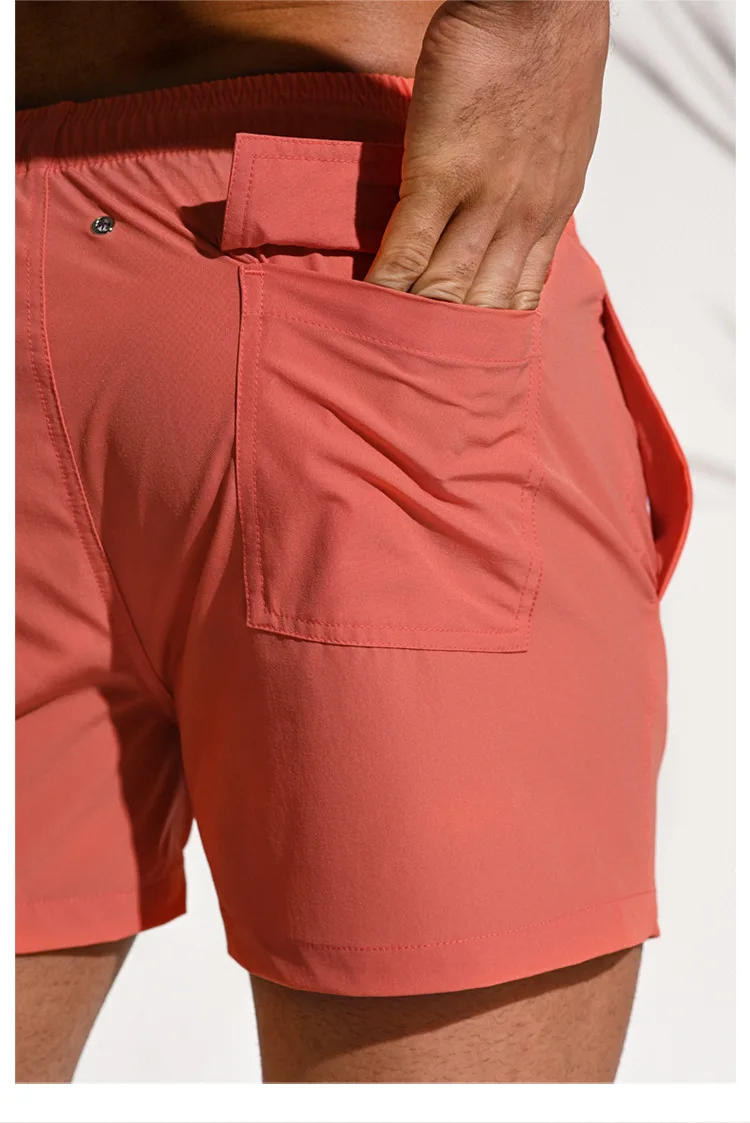 Description Picture 6 of itemDesmiit Soft Swim Shorts Men Swimming Trunks Mens Beach Board Shorts Surfing Boardshort Quick Dry Men Bath Suit Sport Wear