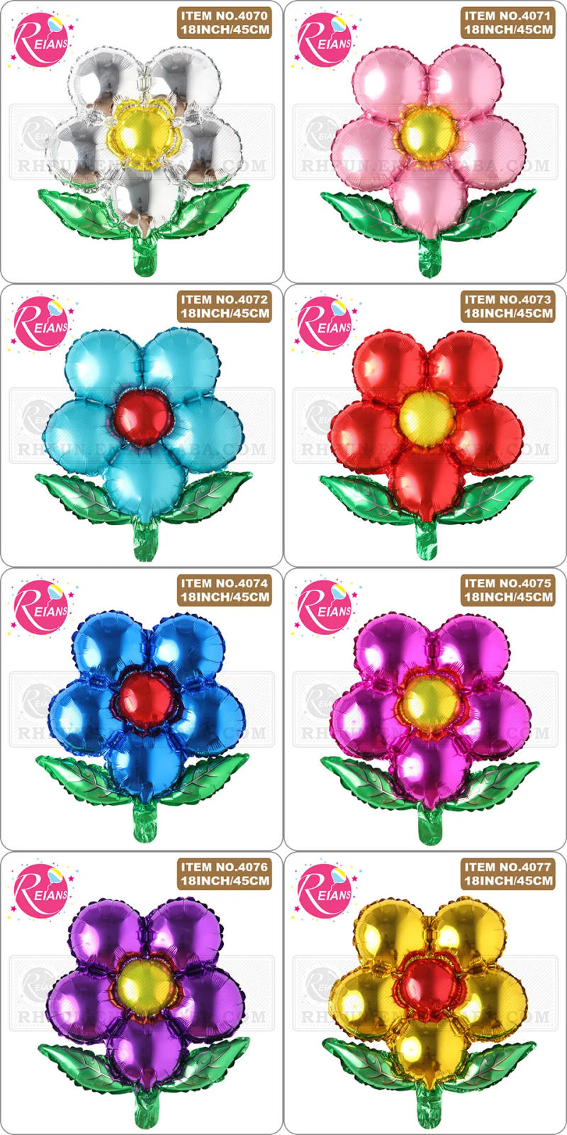 Description Picture 4 of itemFlower Aluminum Foil Balloons Five Leaf Marriage Room Wedding Birthday Party Decor Flower Shaped baby shower Decorations Balloon