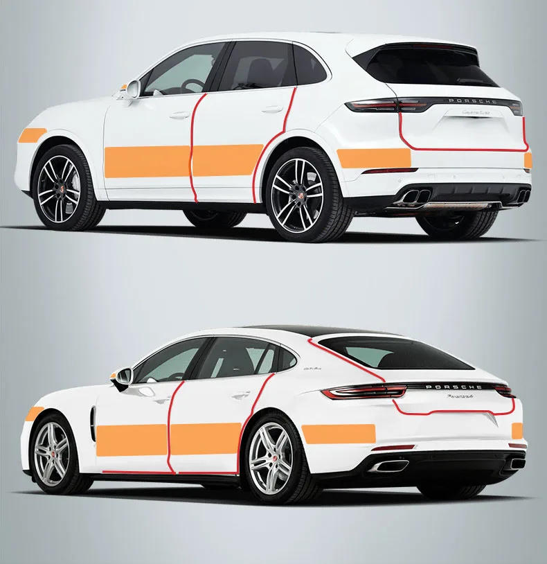 Description Picture 6 of item5D Carbon Fiber Car Sticker Waterproof Car Door Anti-collision Strip Nano Tape High Quality Threshold Protection Film DIY Strip