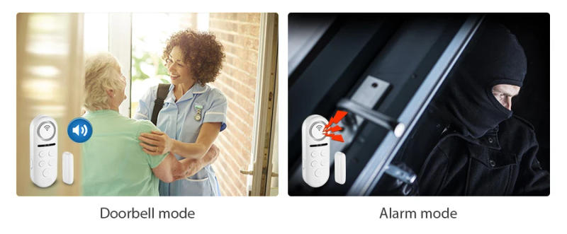 Description Picture 6 of itemTuya Smart WiFi Door Sensor Build-in buzzle 120dB WiFi App Notification Alert security alarm support Alexa Google Home Tuay App