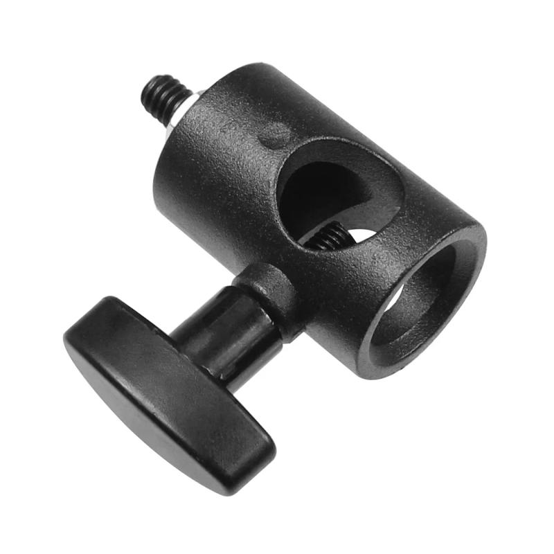 Description Picture 4 of itemFEICHAO Universal Metal Speedlite Thread Adapter Light Stand Bracket with 1/4 Screw Mount Swivel Adapter for LED Light Monitor