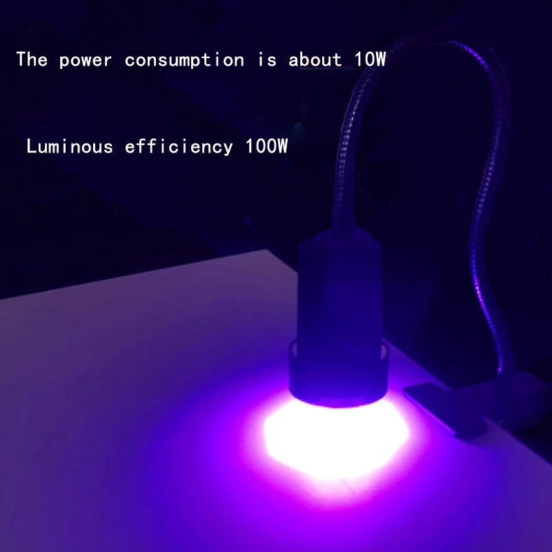 Description Picture 2 of item100W LED high-intensity UV lamp Portable violet curing lamp Mainly used in  shadowless glue, UV glue, photosensitive resin glue