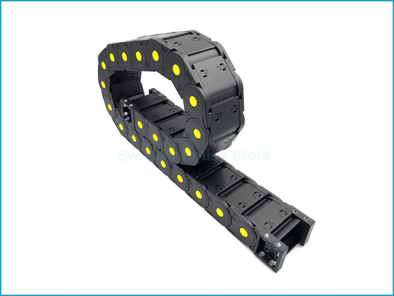 Description Picture 3 of itemJFLO 30x50mm 40" Plastic Wire Carrier Cable Drag Chain For CNC Router Machine Tools Transmission Towline L1000mm Hot Sales