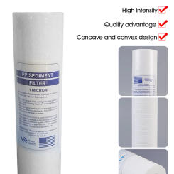 2022 Real New Household Water Sediment Polypropylene Filter 10" 1/5 Micron Pp Water Replacement Cartridge Dropshipping