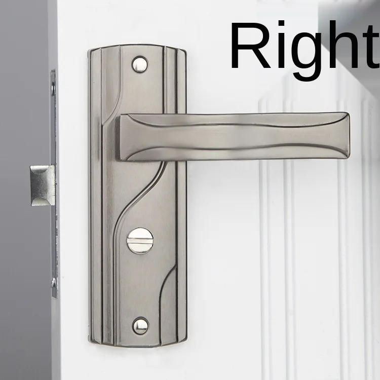 Description Picture 5 of itemBK Large Single Tongue Lock Body Door Lock Old-fashioned Wooden Door Bathroom Toilet Toilet Door Lock Without Key 125 Hole Pitch