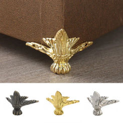1Pcs Antique Corner Protector Furniture Feet Decorative Jewelry Chest Box Wood Case Decor Feet Metal Corner Bracket Hardware