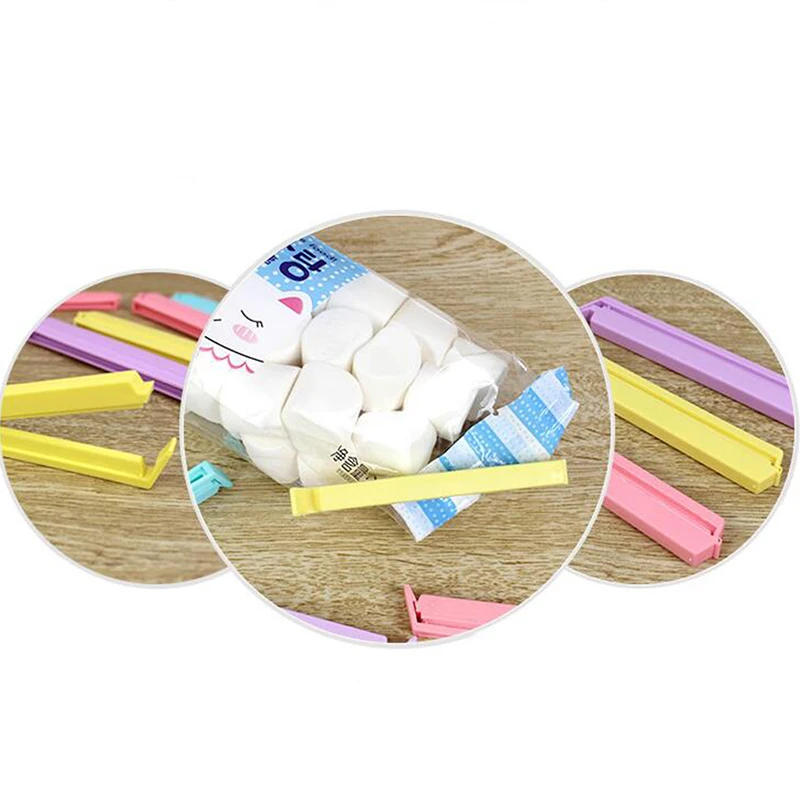 Description Picture 4 of item12Pcs /A pack 3 Sizes Portable New Kitchen Storage Sealing Bag Clips Food Seal Clip