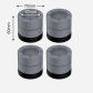 4pcs Gray 60mm