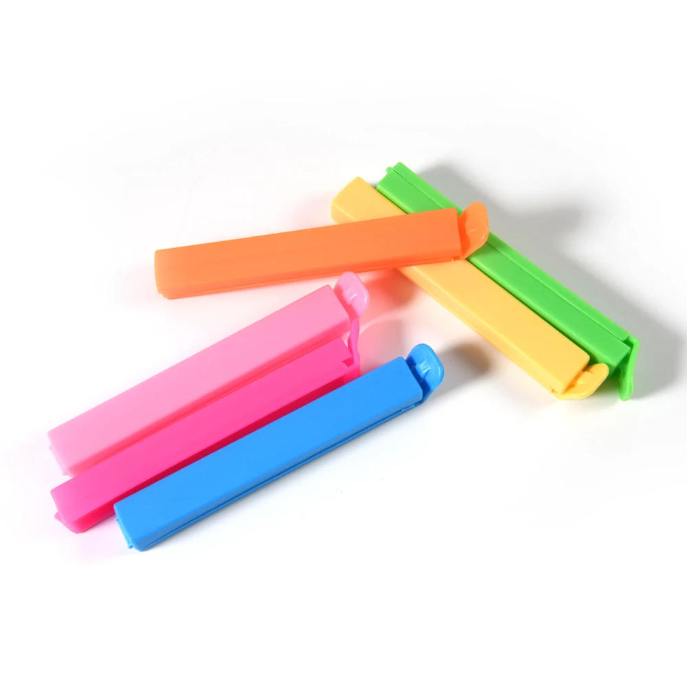 Description Picture 5 of item10Pcs Portable New Kitchen Storage Food Snack Seal Sealing Bag Clips Sealer Clamp Plastic Tool Kitchen Accessories
