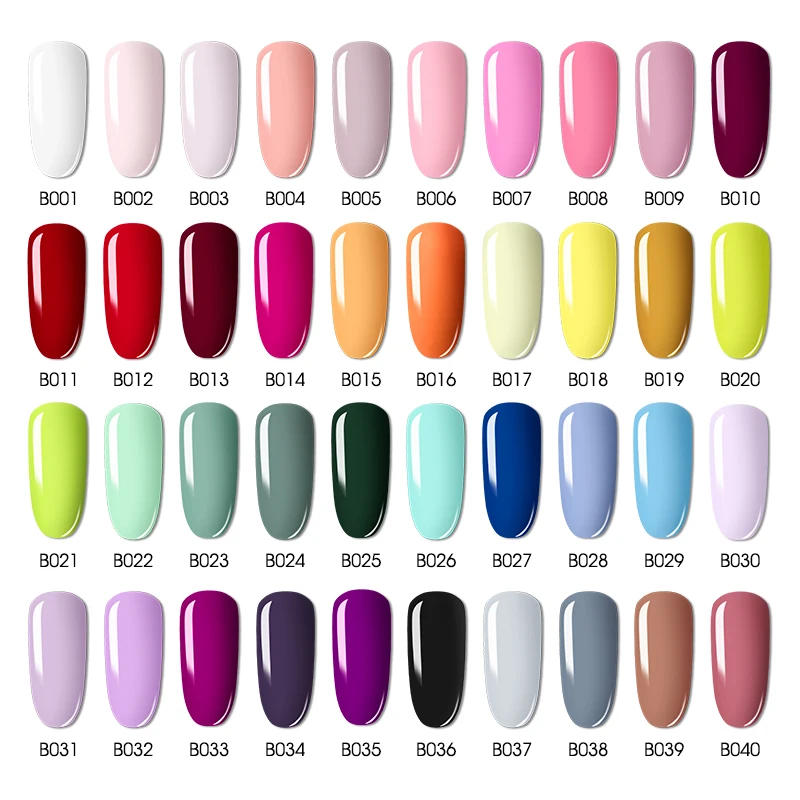 Description Picture 3 of itemROSALIND Gel Nail Polish Set 2/4/6/8PCS Hybrid Gel Varnishes Kit For Manicure Shiny UV Nail Lacquer Base and Top Coat Nail Art