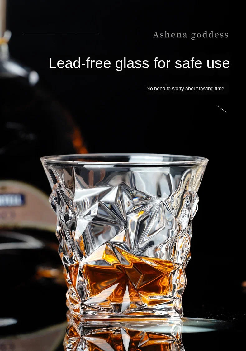 Description Picture 6 of itemLead-Free Glass Cup Household Wine Glass Set Large Beer Steins Distilled Beverage Wine Set