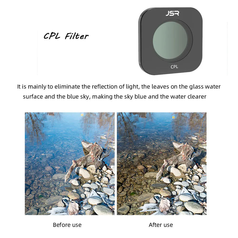 Description Picture 4 of itemFeiyu pocket 1/2/3/2S Camera Lens Magnetic Filter Set ND4 ND8 ND16 CPL ND32 / PL ND64 / PL Filters for Outdoor Photography