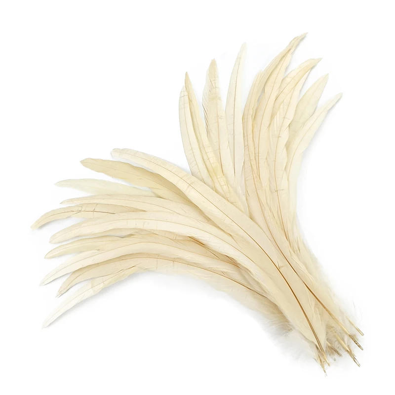 Description Picture 3 of item100Pcs/Lot 40-45cm Rooster Tail Feathers for Crafts Carnival Accessories Wedding Party Decoration Colored Long Feather Headdress