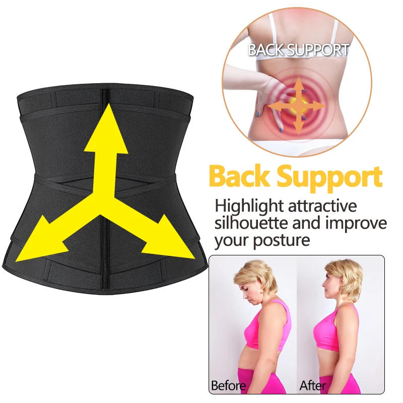 Description Picture 5 of itemShaperwear Waist Trainer Neoprene Sauna Belt for Women Weight Loss Cincher Body Shaper Tummy Control Strap Slimming Fitness Belt